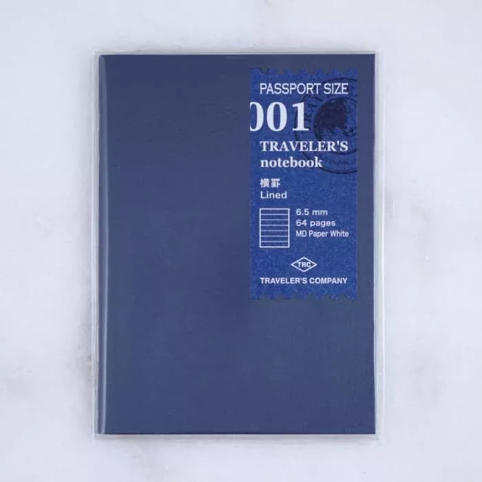 #001 Lined Refill (Passport)