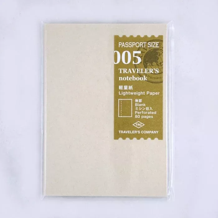 #005 Blank Refill (Passport)