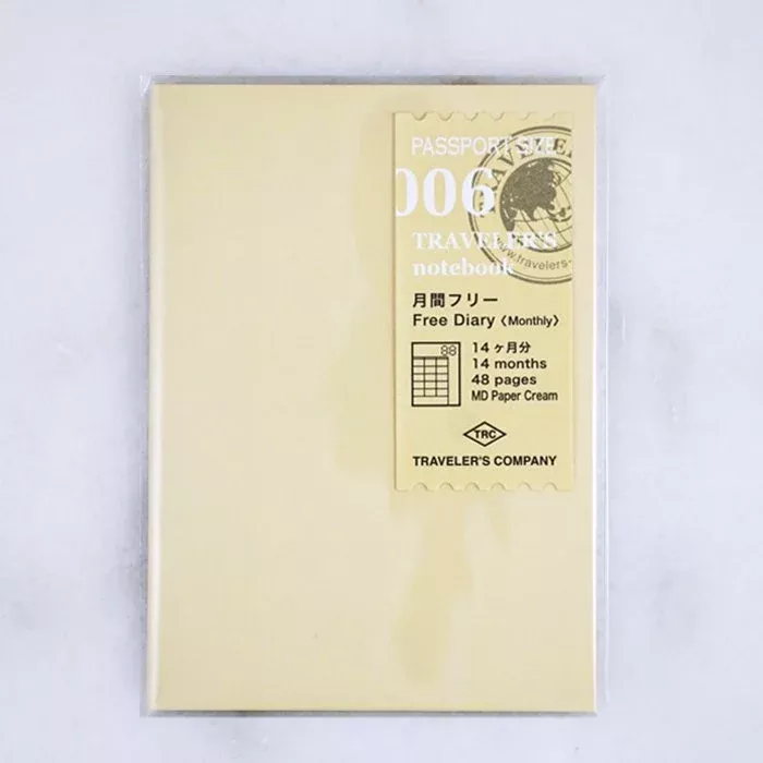 #006 Undated Monthly (Passport)