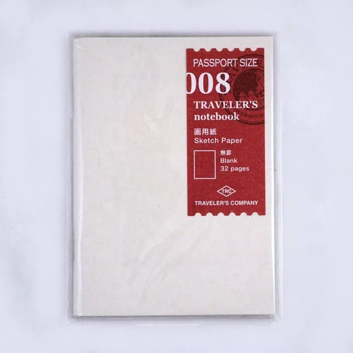 #008 Sketch Paper (Passport)