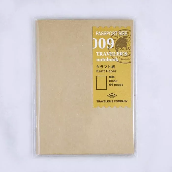 #009 Kraft Paper Refill (Passport)