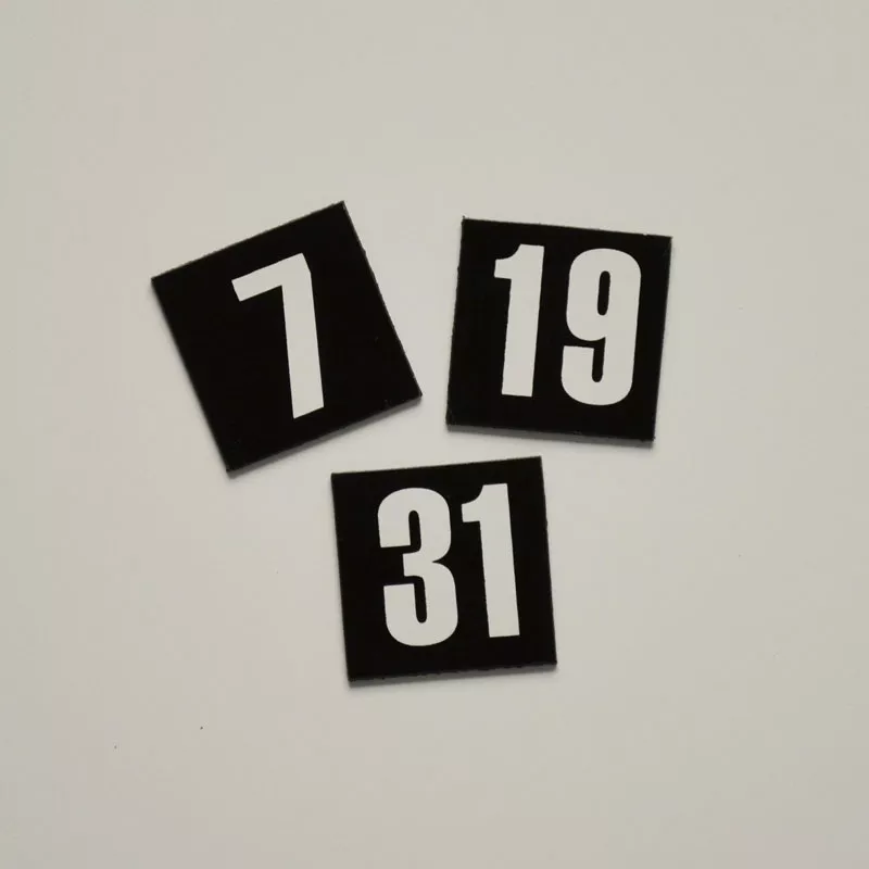 1″x 1″Date Magnet Set (1-31)