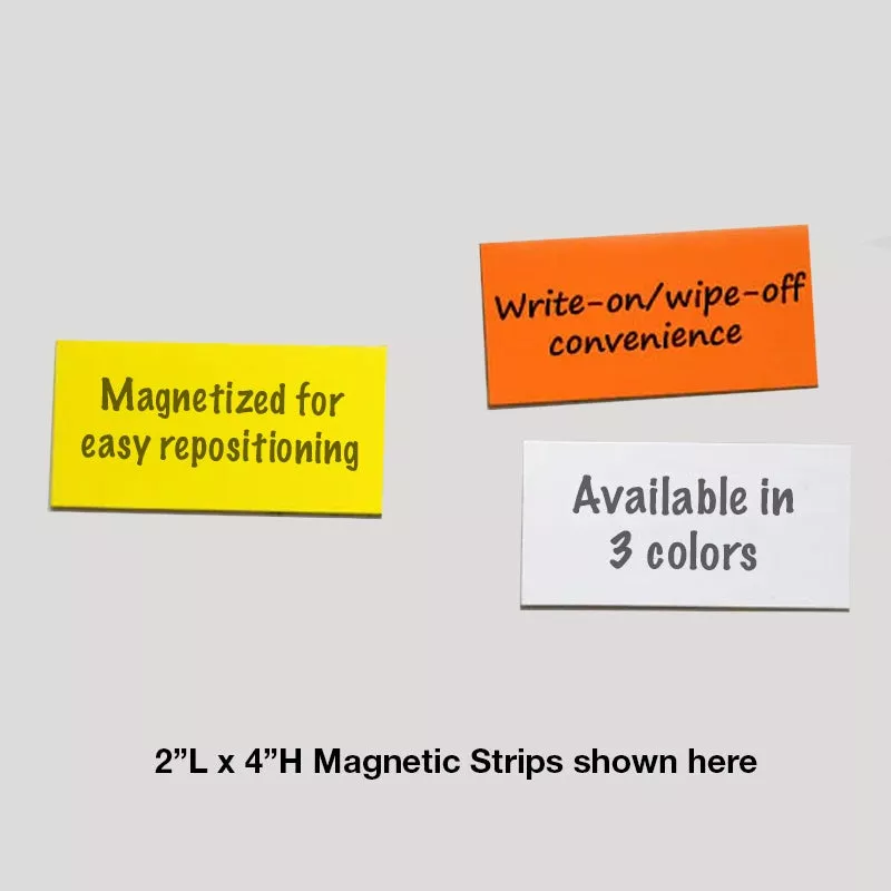 1″ x 2″ Write-On/Wipe-Off Magnets (pack of 25)