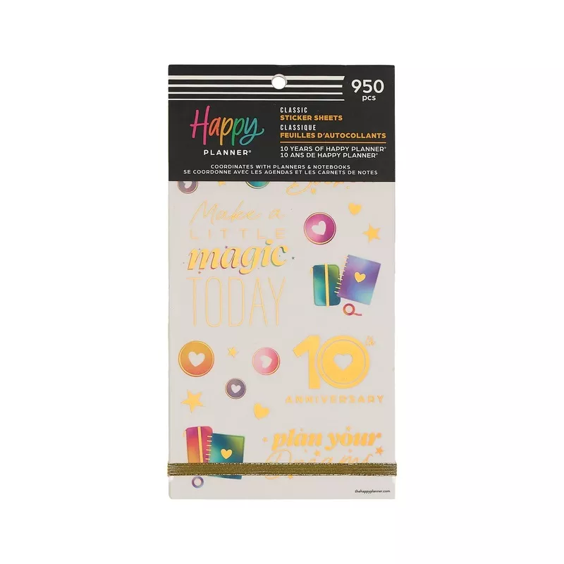 10 Years of Happy – Value Pack Sticker Book