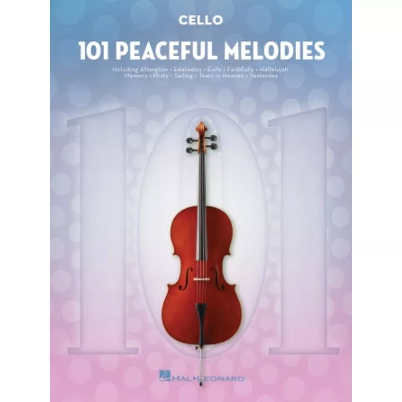 101 Peaceful Melodies – Cello Solo – Hal Leonard 366059