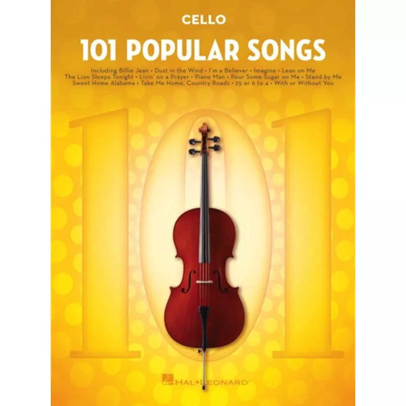 101 Popular Songs – Cello Solo – Hal Leonard 224731