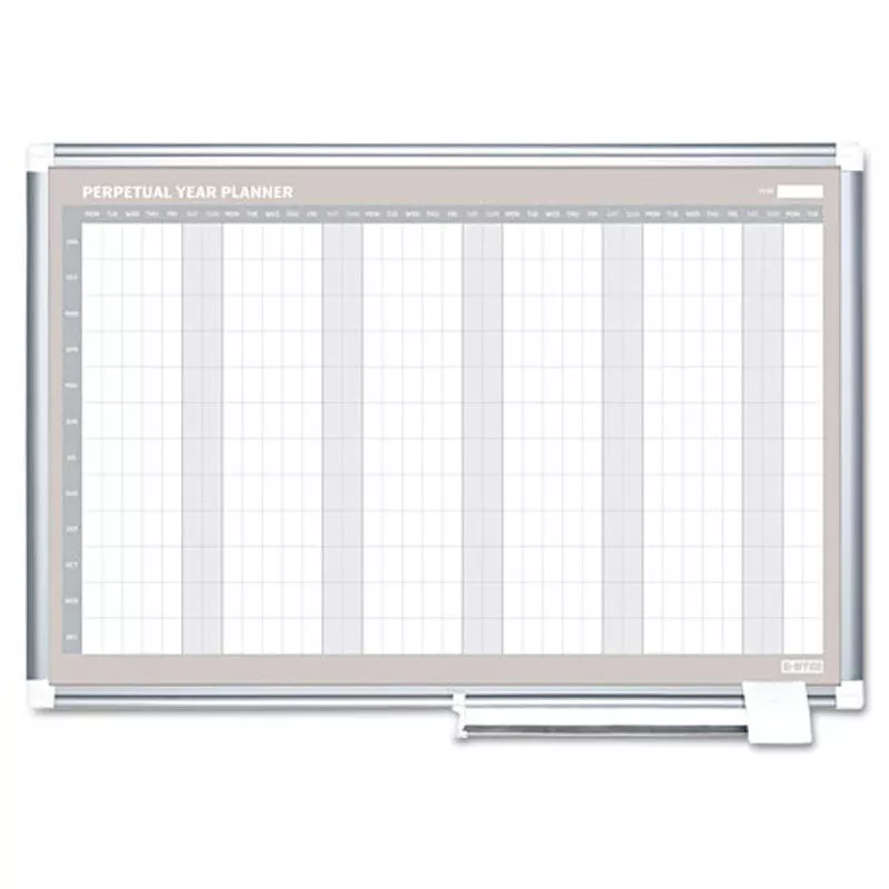 12-Month Planner (Perpetual), 48″ x 36