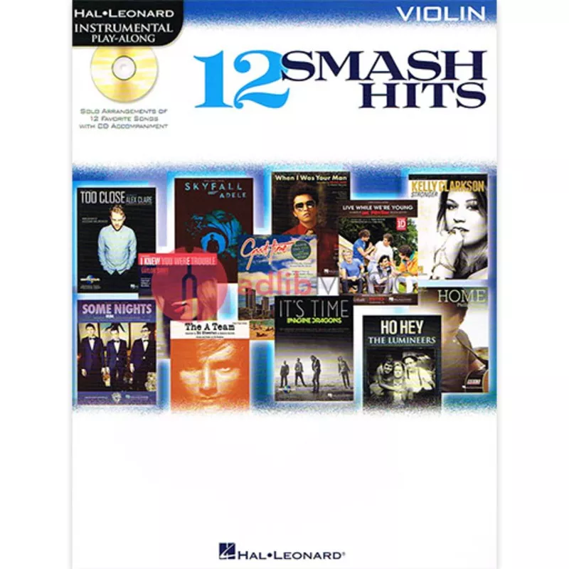 12 Smash Hits – Violin/CD Hal Leonard 119046