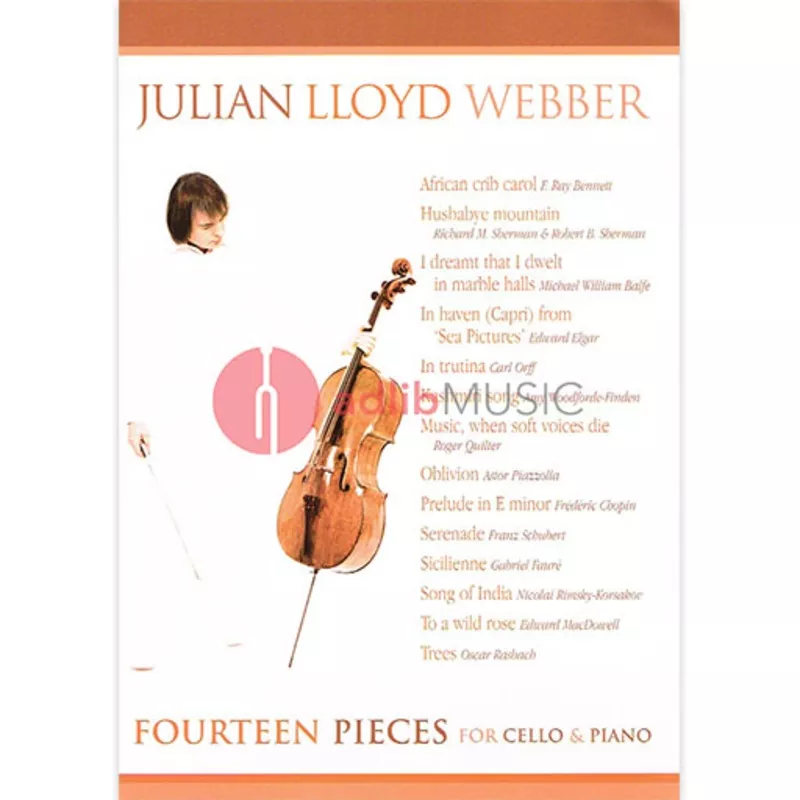 14 Pieces – Cello/Piano Accompaniment edited by J.Lloyd Webber M3612176