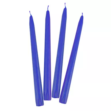 15" x 7/8" Advent Candles (4 Blue) - Emkay