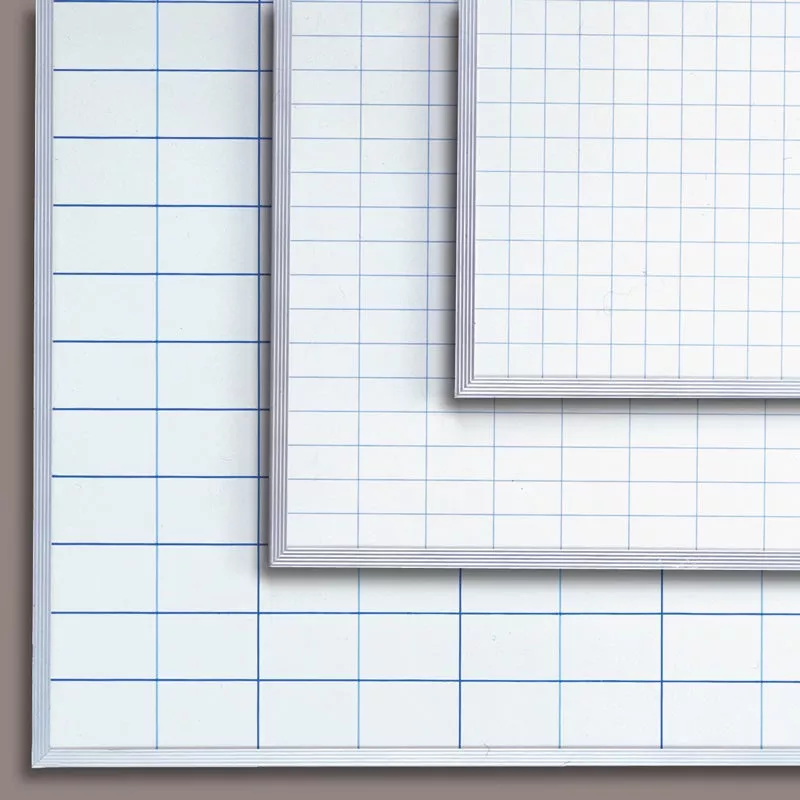 18″ x 24″ Magnetic Porcelain Board with Grids