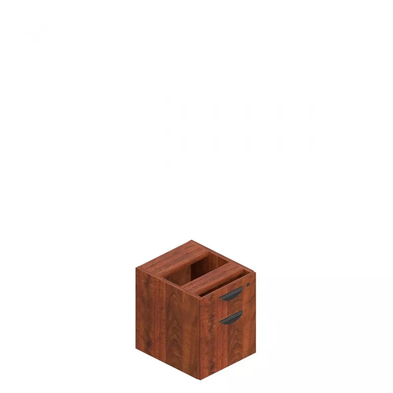 19″D Hanging Box/File Pedestal American Dark Cherry