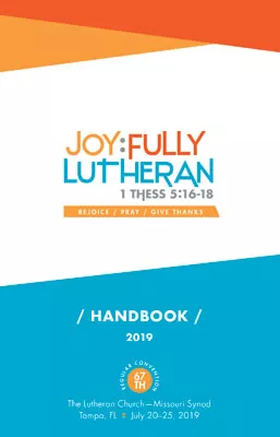 2019 Convention Handbook - Synod