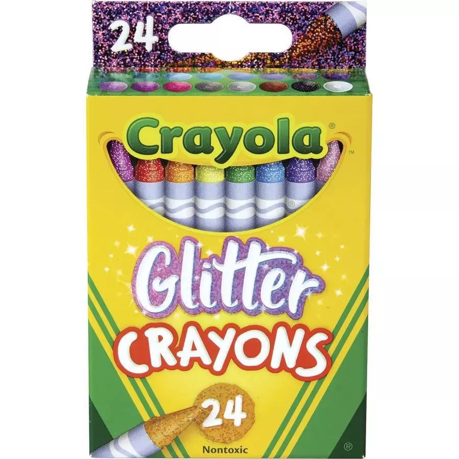 24-Count Crayola Glitter Crayons