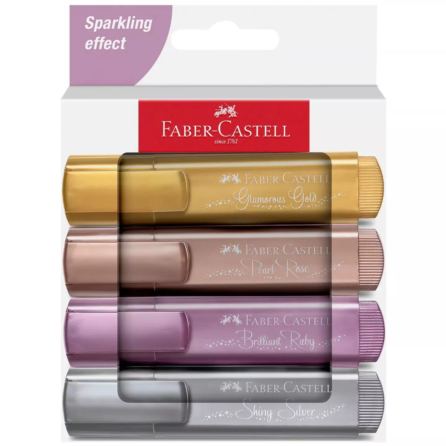 4 Count Metallic Highlighter Set B