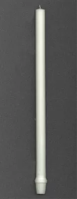 51% Beeswax Candles,7/8" x 16-1/2" (Pack of 18)