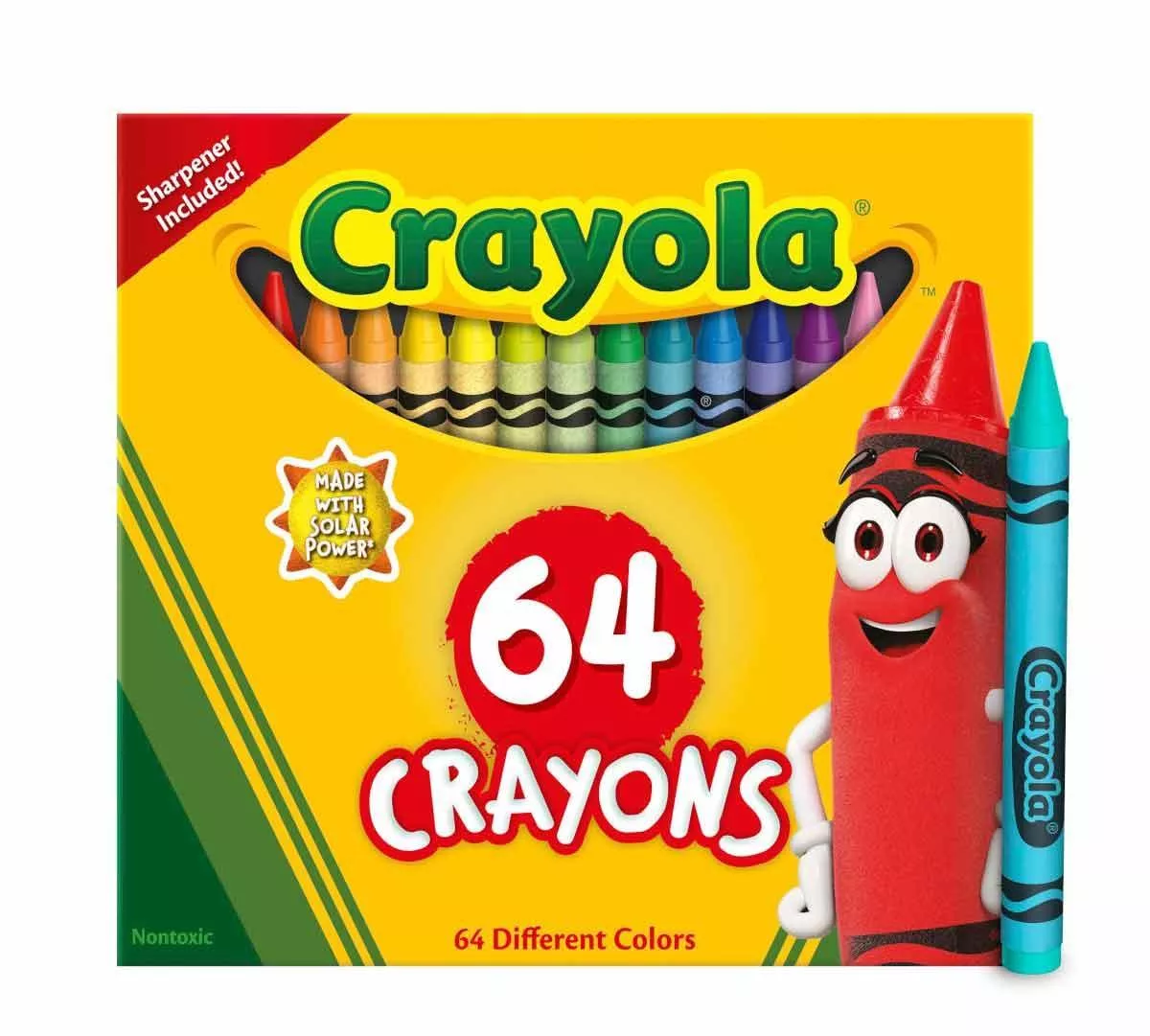 64-Count Crayola Crayons with Sharpener