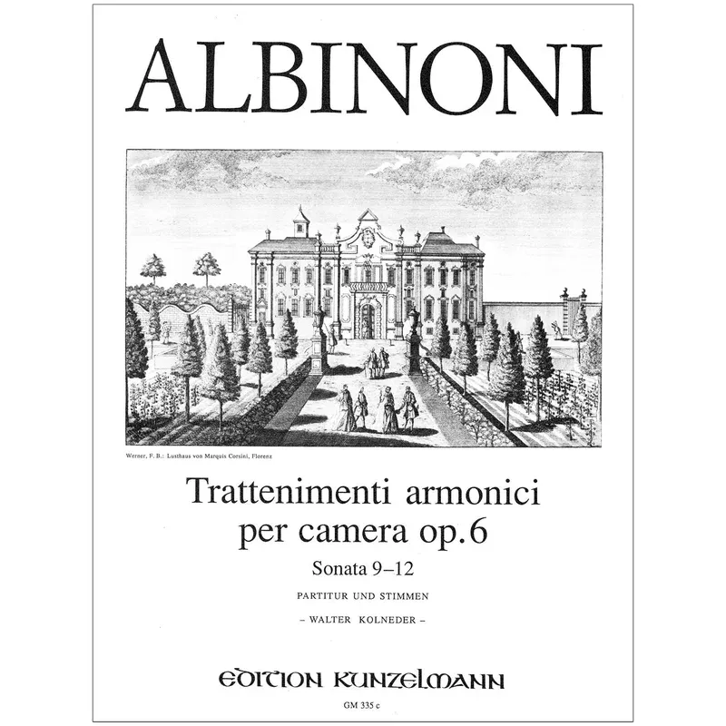 Albinoni: Violin Sonatas, Op. 6, Nos. 9-12