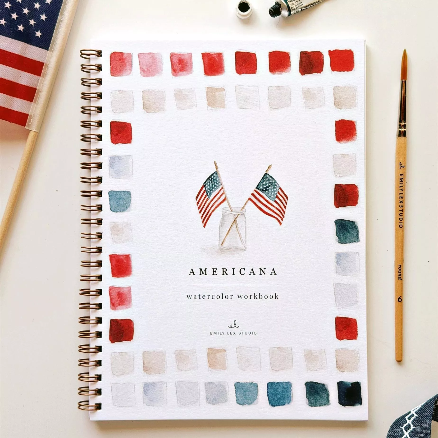 Americana Watercolor Workbook