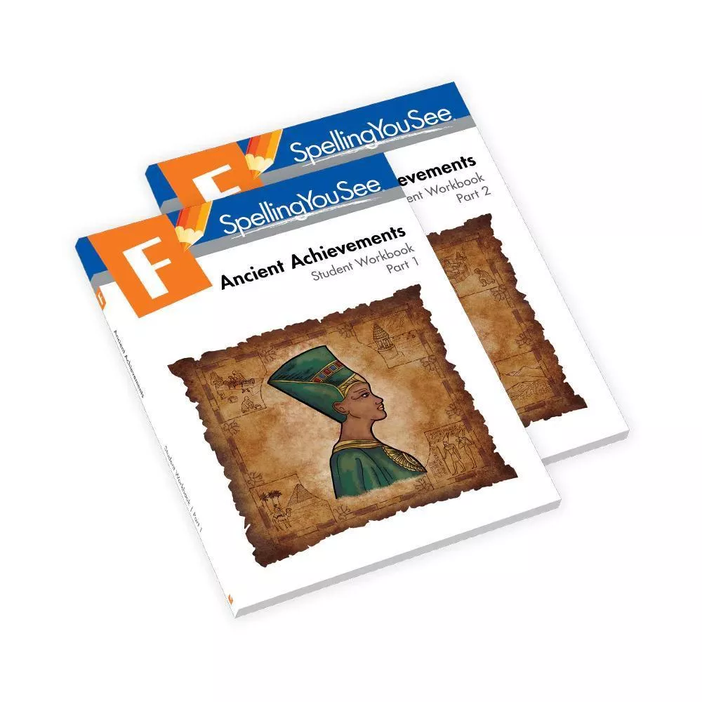 Ancient Achievements Student Workbooks (SpellingYouSee Level F)