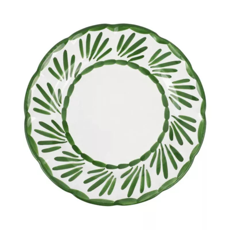 Arezzo Green Dinner Plate