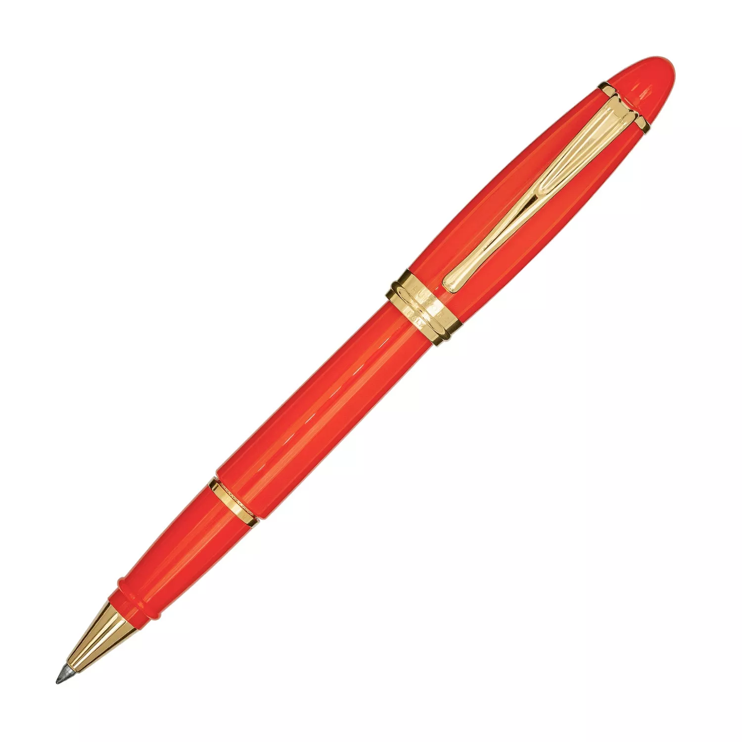 Aurora Ipsilon Resin Rollerball - Tangerine Orange