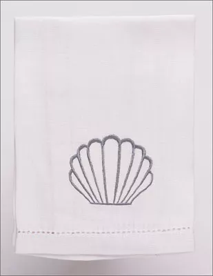 Baptismal Napkin with 2" Baptismal Shell