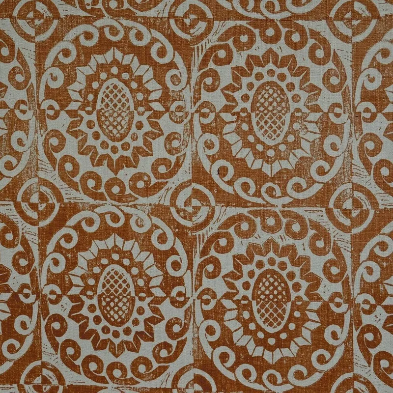 BFC-3629.12.0 PINEAPPLE ON RUSTIC PUMPKIN – LEE JOFA Fabric