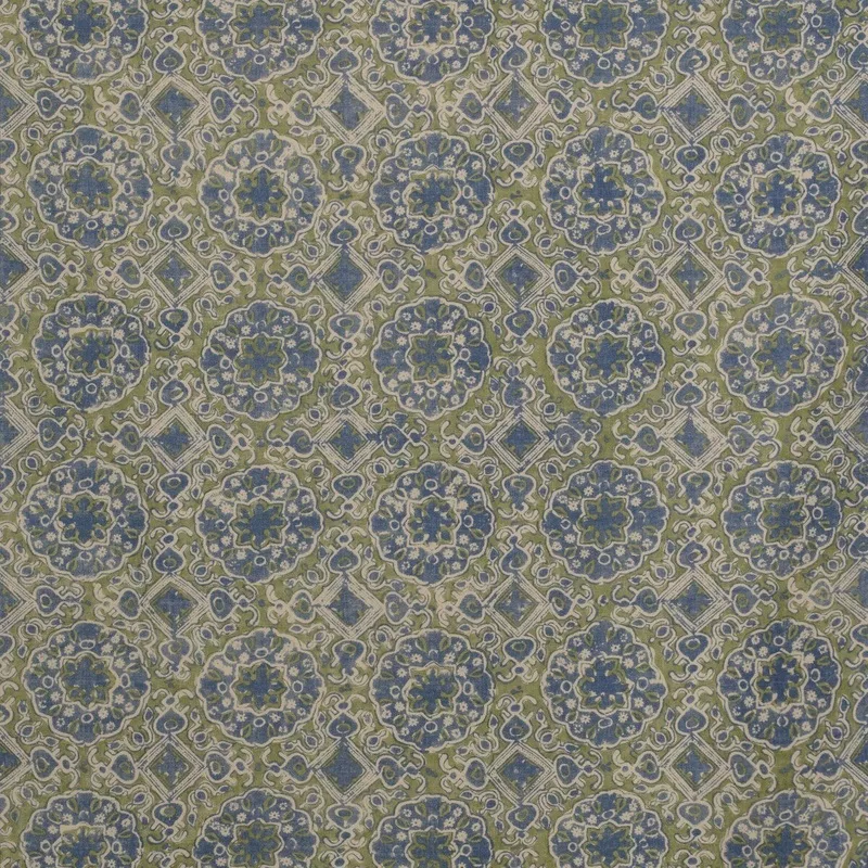 BFC-3652.523.0 ASHCOMBE BLUE/GREEN – LEE JOFA Fabric