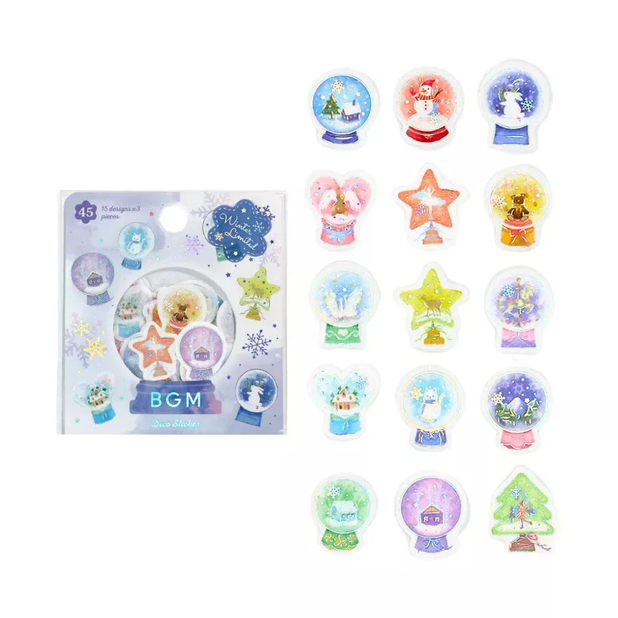 BGM Winter Limited Flakes Seal - Snow Globe