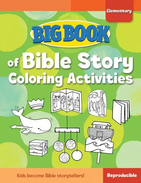 Big Book of Bible Story Coloring Activities for Elementary Kids