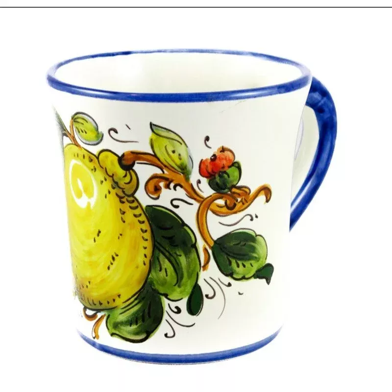 Borgioli – Lemons on White Mug