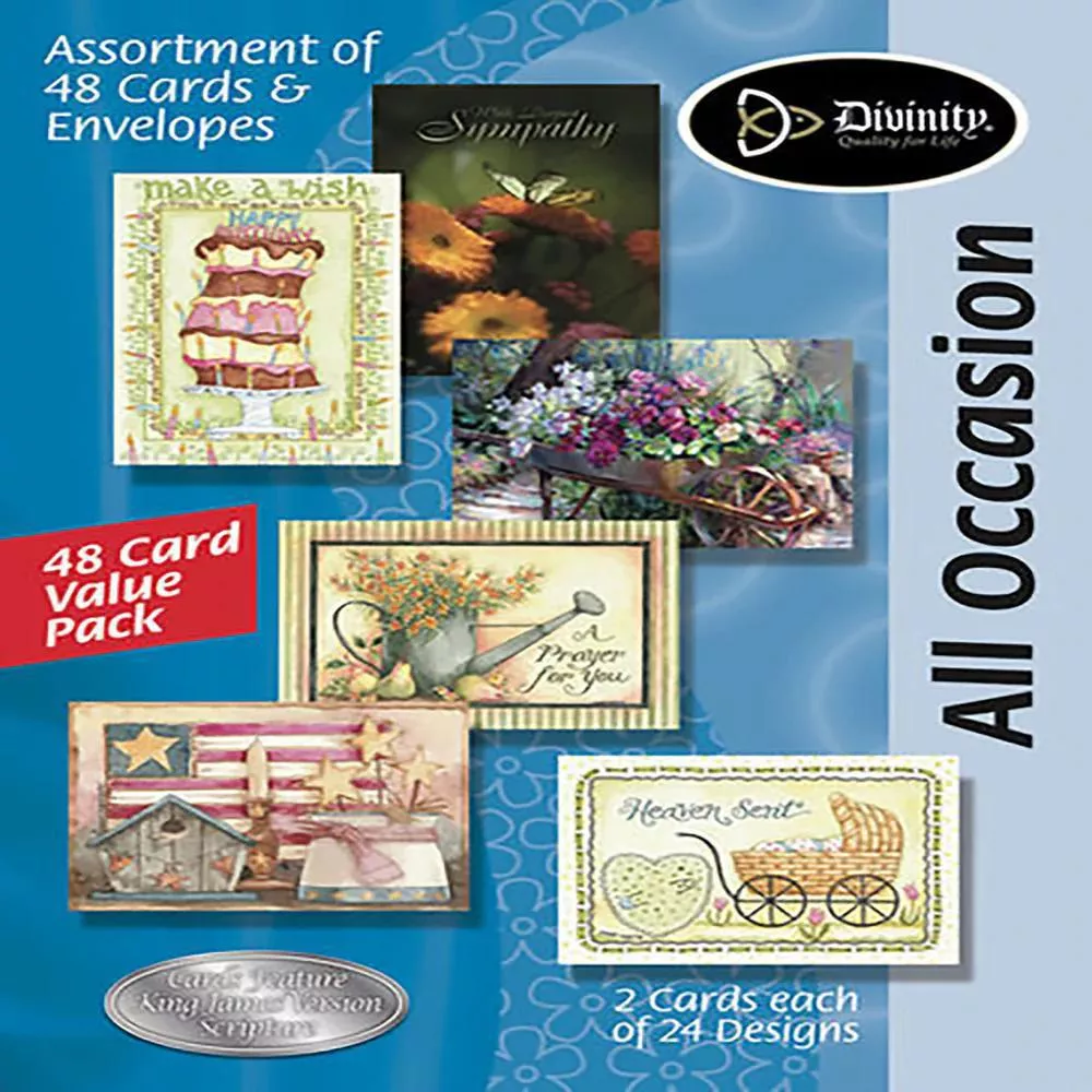 Boxed Cards: 48 Card All Occasion Assortment