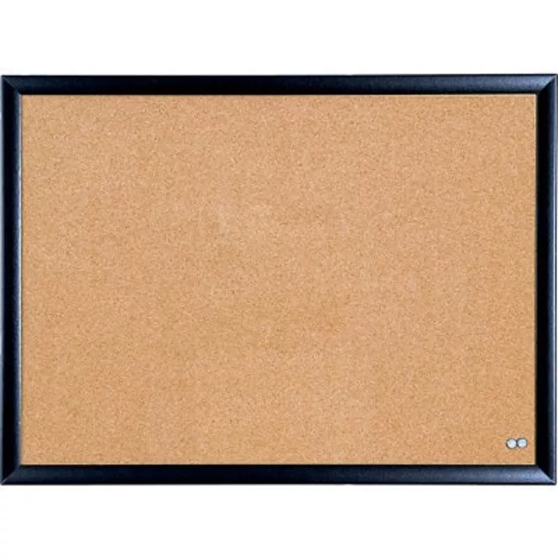 BULLETIN BOARD-CORK WITH BLACK FRAME 23″ X 35″