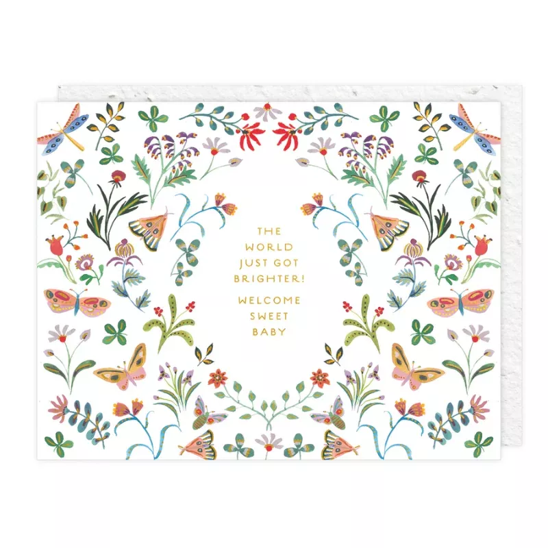 Butterfly Garden Plantable Card