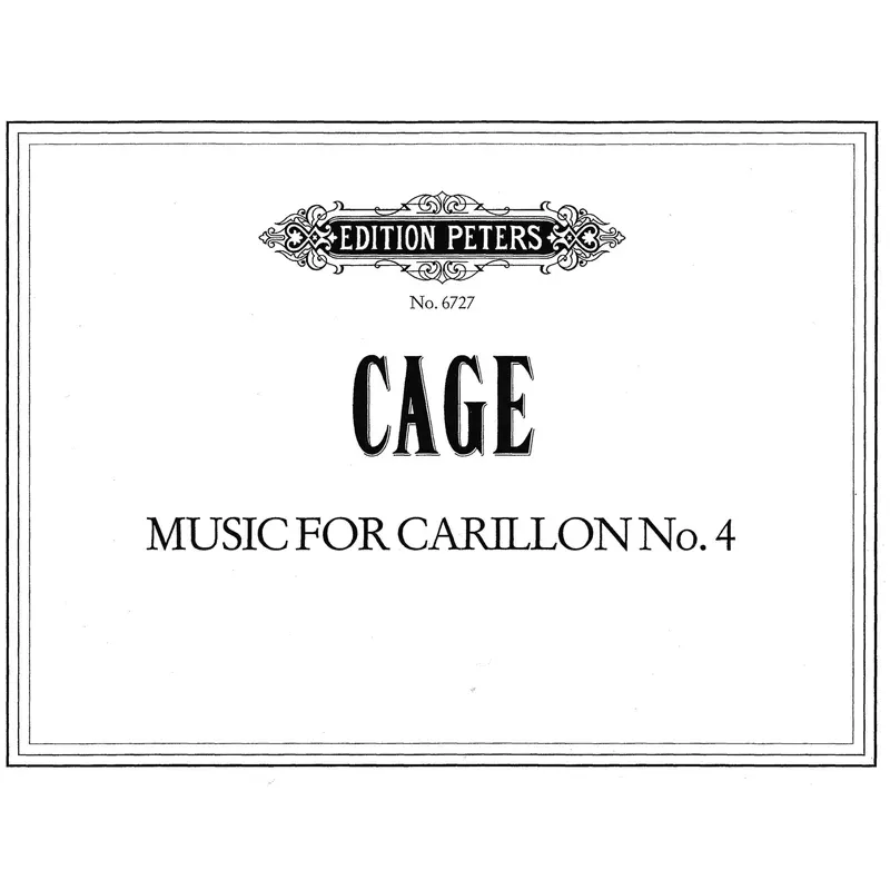 Cage: Music for Carillon No. 4