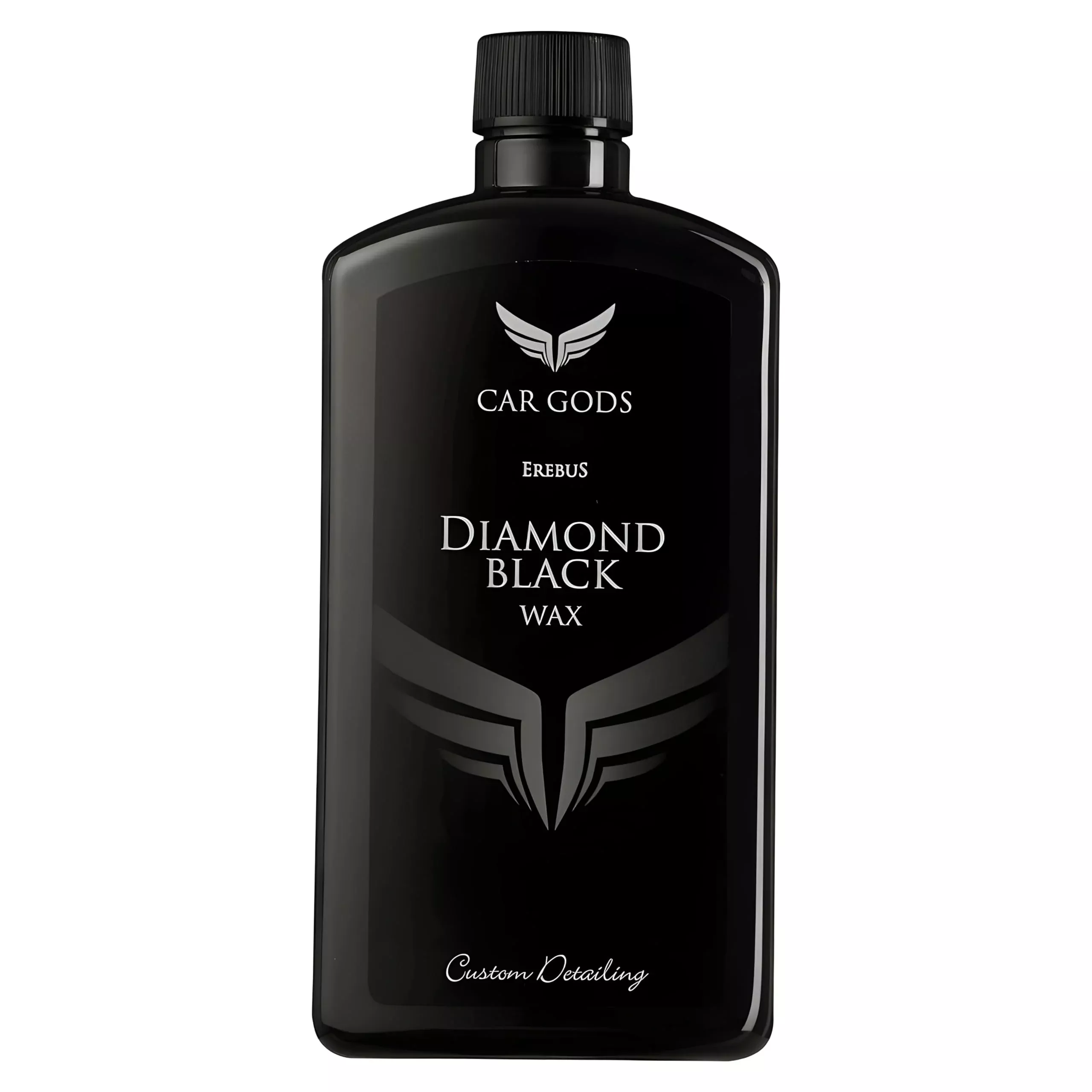 Car Gods Black Carnauba Wax Polish - 17 Fl Oz, Pigmented Formula, Removes Surface Oxidation & Scratches, Diamond Black Wax, Model GOD642