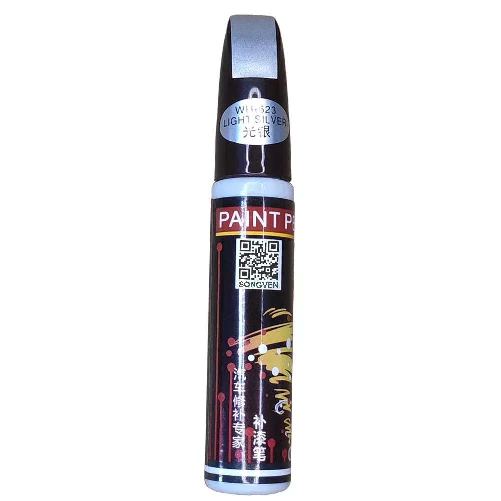 Car Scratch Remover For Deep Scratches Light Silver Universal Car Scratch Repair Body Compound Scratch Repair Pen For Vehicles Auto Scratch Remover Paint Scratch Removal For Cars (Light Silver)