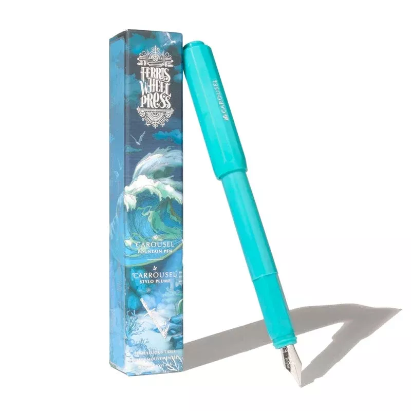 Carousel Fountain Pen - Tumultuous Tides (Fine)