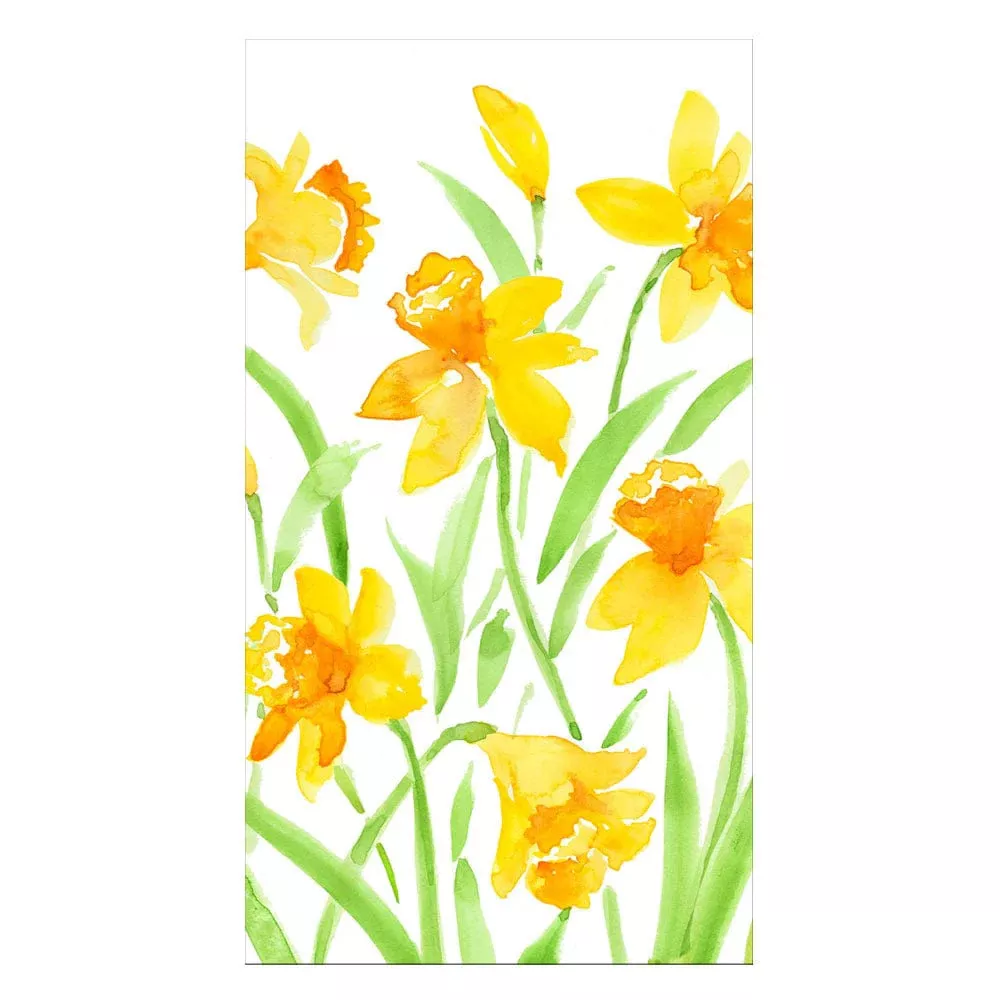 Caspari Spring Herald Guest Towel