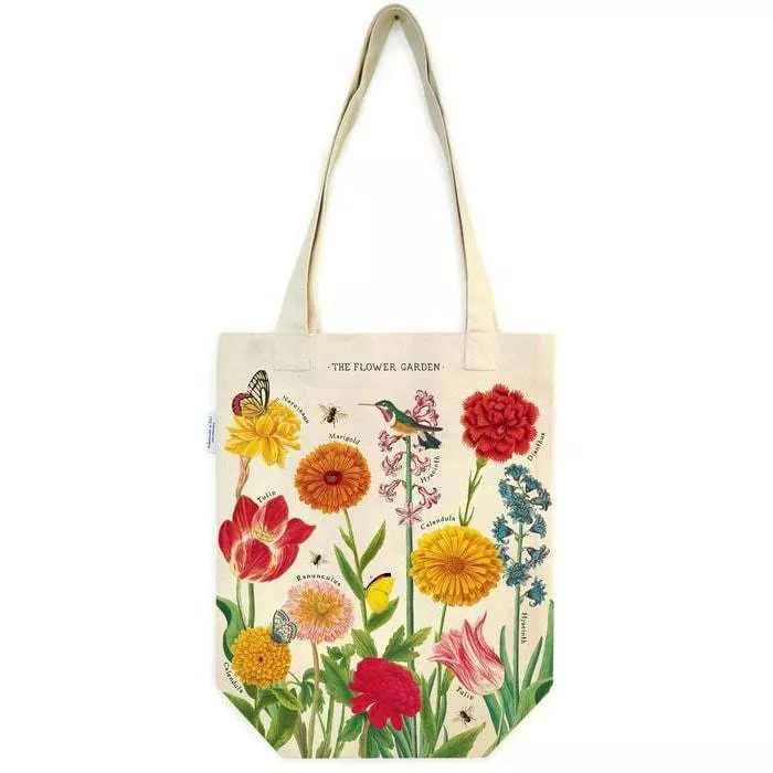 Cavallini Tote Bag Flower Garden