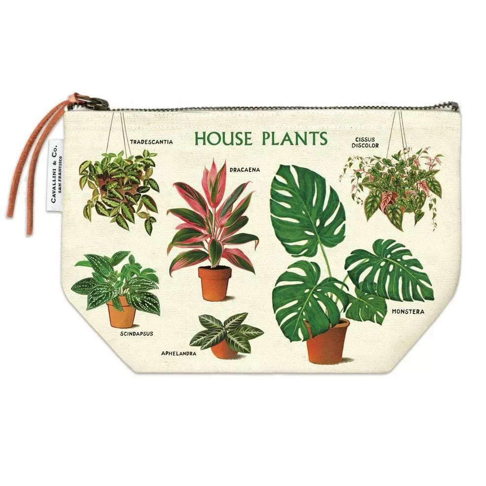 Cavallini Vintage Pouch House Plants