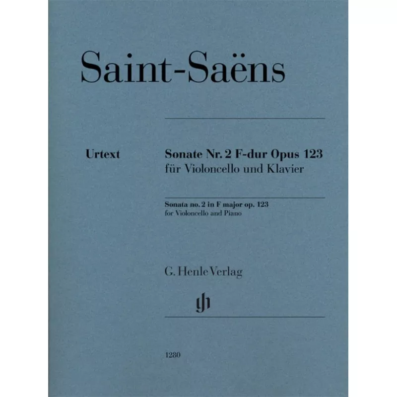 Cello Sonata No 2 in F Maj Op 123 Cello/Piano