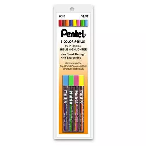 CH8 8-Color Refills For PH-158 Highlighter