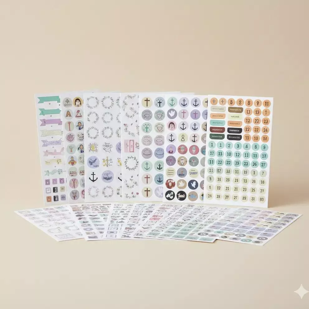 Christian Journaling Stickers 31 Sheets