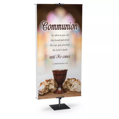 Church Banner - Communion - 1 Corinthians 11:26