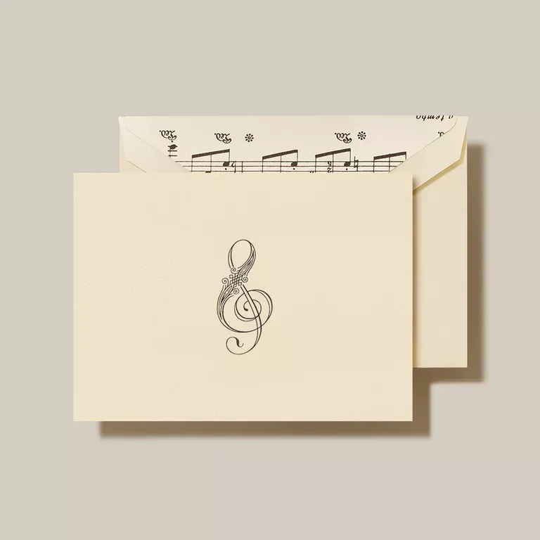 Crane Folded Notes -Treble Clef