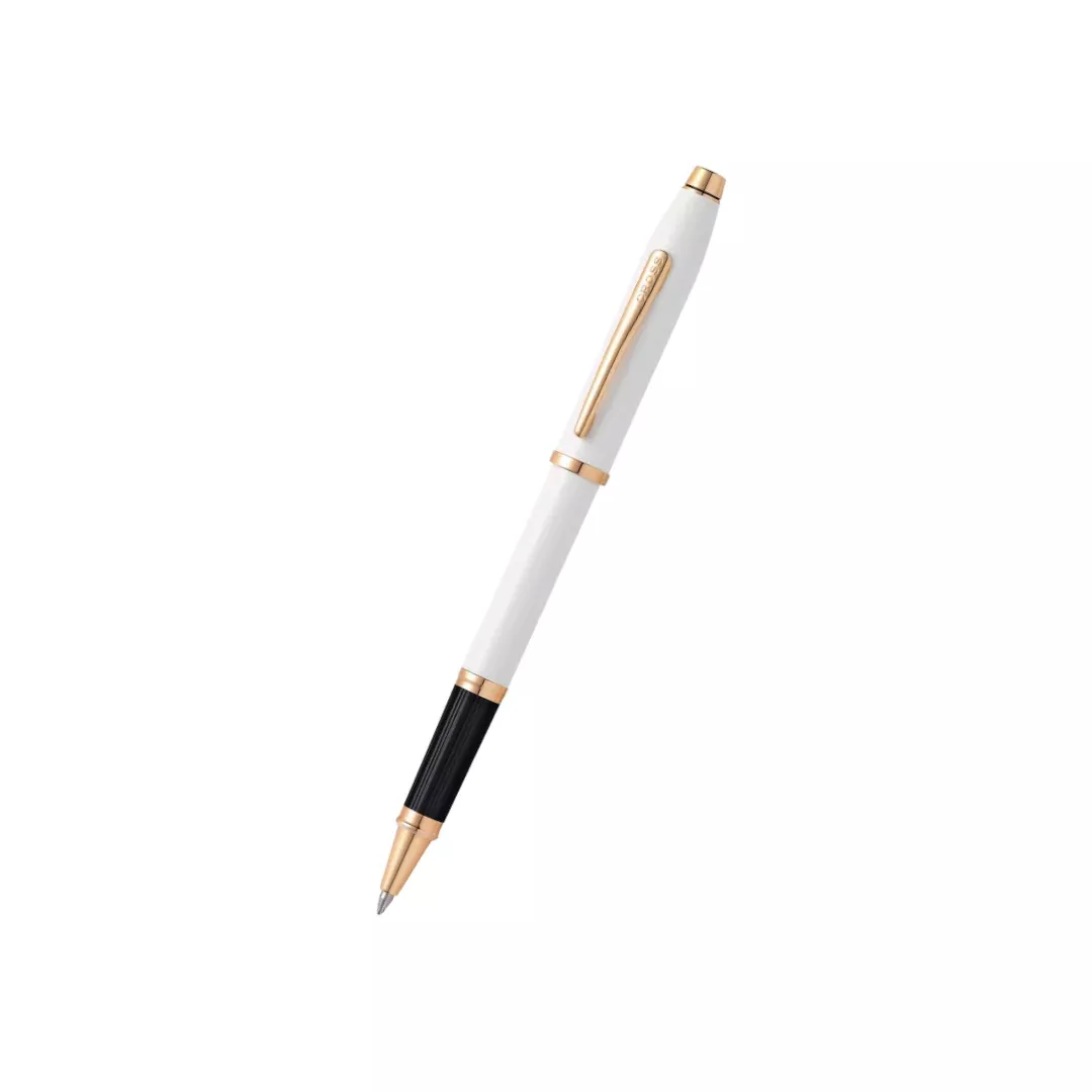Cross Century II Pearlescent White Lacquer Rollerball Pen