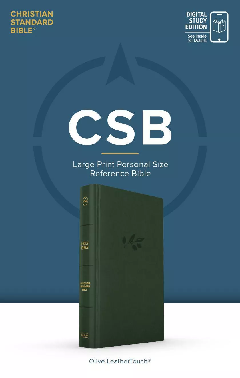 CSB Large Print Personal Size Reference Bibles, Digital Study Edition