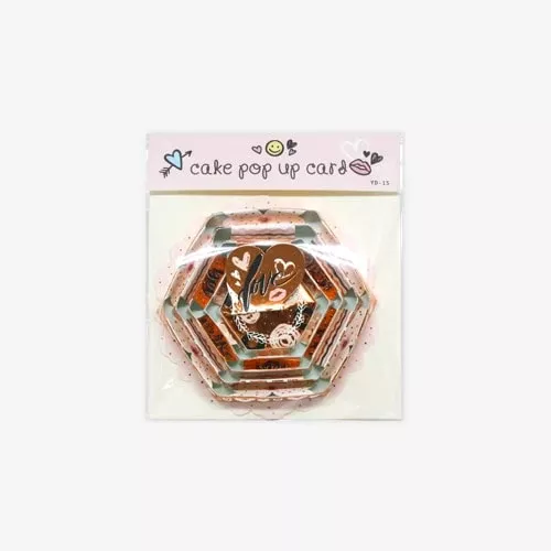 D'Won 3D Pop Up Card Love Cake (Multi-Tier Cake)